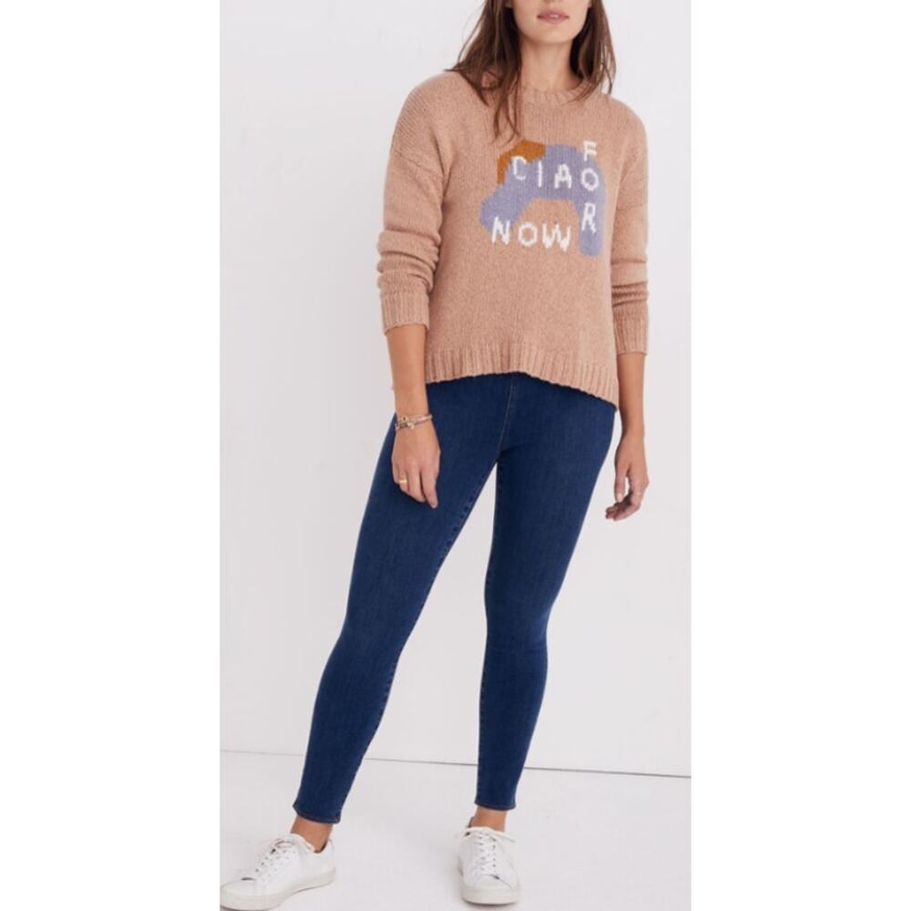Madewell Cotton Blend Pull On Skinny Jeans in Freeburg Wash Womens 28